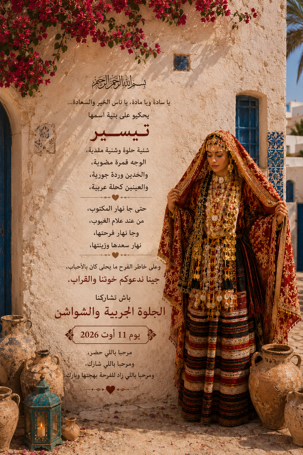 بطاقة الدعوة